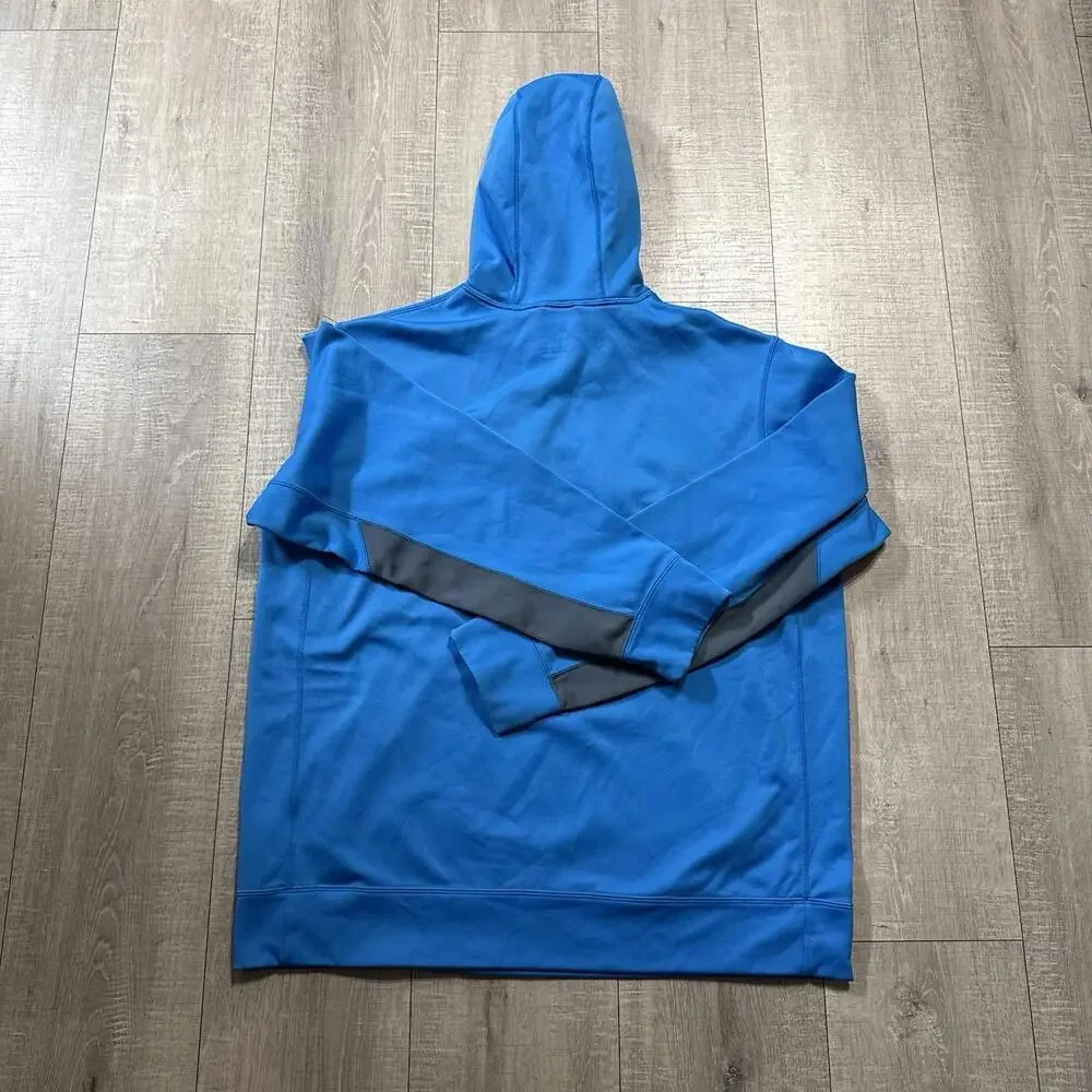 Nike Therma Fit Pullover Hoodie Knockout Annihilator Blue Swoosh  586289 404 Men